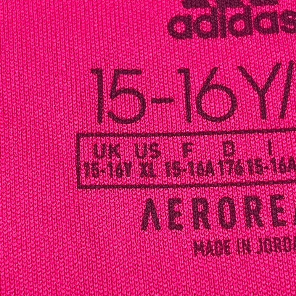 Adidas Eagles Entrada 18 Bright Pink Activewear Short Sleeve Jersey Youth Sz XL - Picture 8 of 9